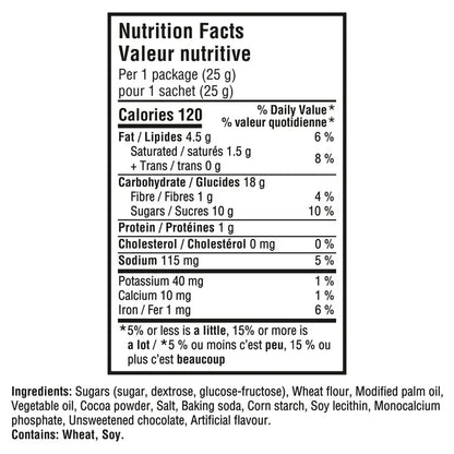 OREO, Mini Original Chocolate Sandwich Cookies, Made in a Peanut-Free Facility, Individually Wrapped, Snack Pack, School Snacks, Baked in Canada, 150 g