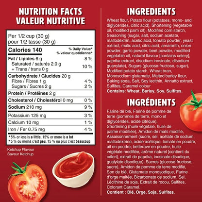 Crispers, Ketchup Flavour, Salty Snacks, Is It a Chip or a Cracker, 145 g