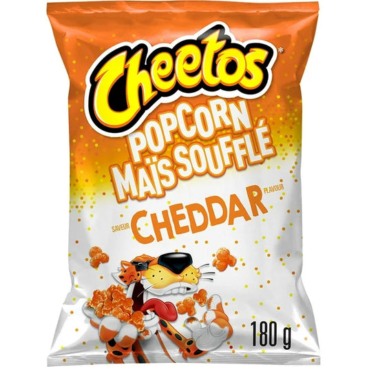 Cheetos Cheddar flavour Seasoned Popcorn, 180 g.