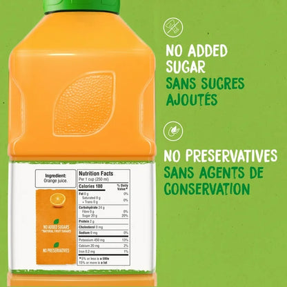 Natural One Orange Juice 1.5L, Not From Concentrate