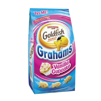 Goldfish® Vanilla Cupcake Baked Graham Snacks (180g Bag), Goldfish 180 g