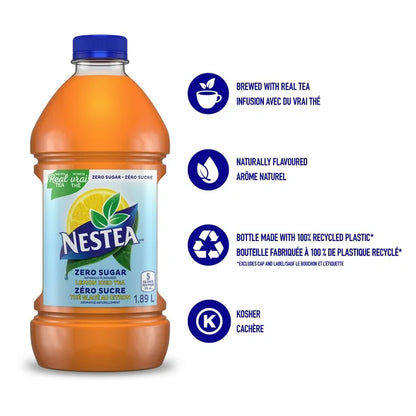 Nestea® Zero Sugar Iced Tea 1.89L, NESTEA ZERO LEMON TEA JUG