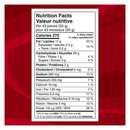 Cheetos Crunchy Ketchup flavoured Snacks, 268 g.